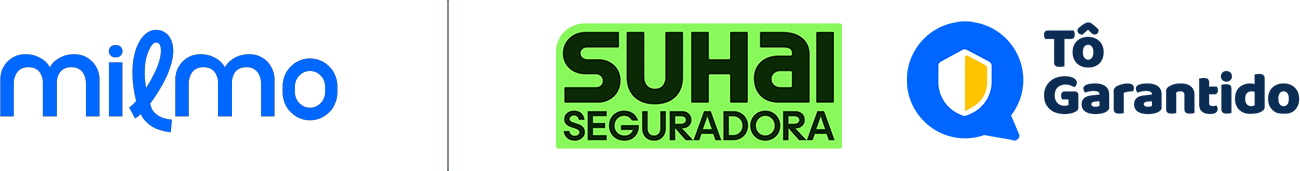 Logo iFood Pago, Suhai Seguradora e TôGarantido